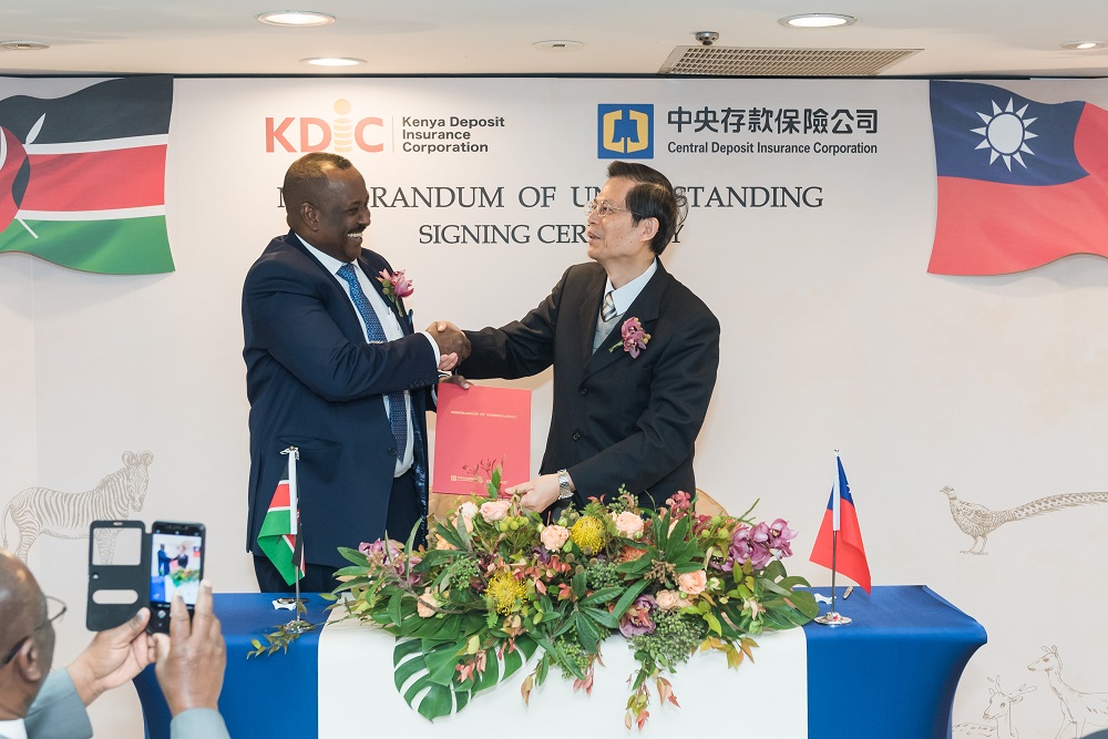 To a great future ahead.....CEO Mr. Mohamud Mohamud with his CDIC counterpart Mr. W. SU are all smiles after putting pen to      paper in Taipei, Taiwan in Dec. 2019.