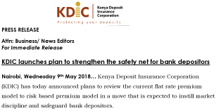KDIC launches plan to Strengthen the Safety Net for Bank Depositors